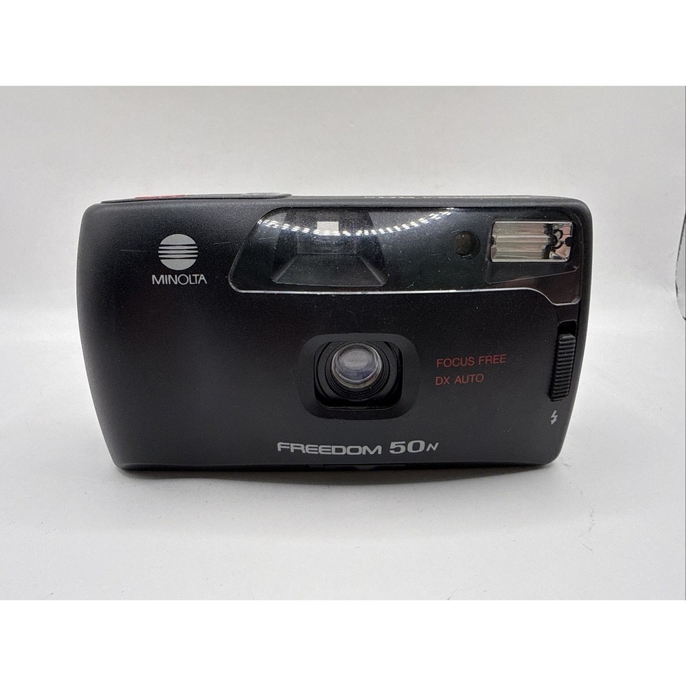 Minolta Freedom 50N Focus Free DX Auto Point And Shoot Film‎ Camera - Works